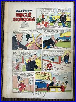 Four Color #386 Walt Disneys Uncle Scrooge In Only A Poor Old Man (1952, Dell)