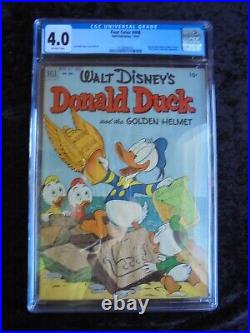 Four Color #408 Donald Duck And The Golden Helmet Golden Age Barks Cgc 4.0