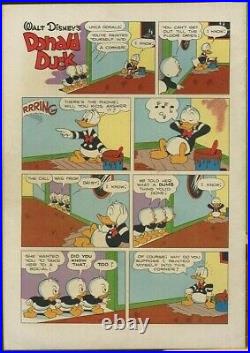 Four Color #422 (1952) Fn- 5.5 Golden Age Dell! Donald Duck! Disney
