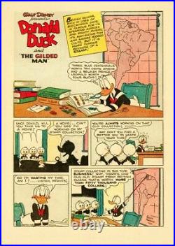 Four Color #422 (1952) Fn- 5.5 Golden Age Dell! Donald Duck! Disney
