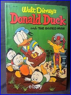 Four Color #422 5 featuring Donald Duck and The Gilded Man