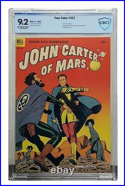 Four Color #437 Edgar Rice Burroughs' John Carter of Mars CBCS Graded 9.2 NM