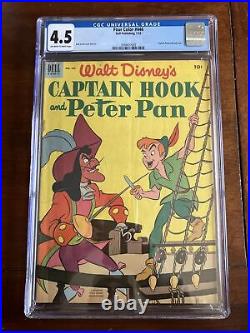 Four Color # 446 Peter Pan & Captain Hook Dell 1/53 CGC Walt Disney Golden Age