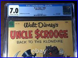 Four Color #456 (1953) Uncle Scrooge Klondike CGC 7.0! Carl Barks