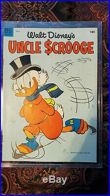 Four Color #456, Uncle Scrooge #8, 16, 17, 22, 23, 27-32, 34 VF NM High Grade