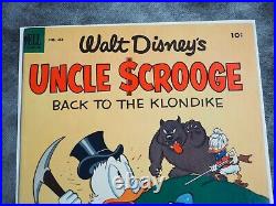 Four Color 456 Walt Disneys Uncle scrooge #2 Back to The Klondike VF to VF+