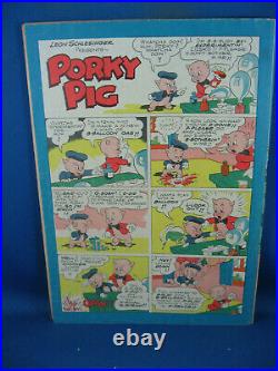 Four Color 48 Porky Pig Of The Mounties F Vf Carl Barks 1944 Rcmp