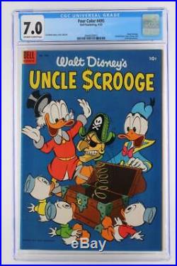 Four Color #495 CGC 7.0 FN/VF Dell 1953 Uncle Scrooge & Donald Duck App