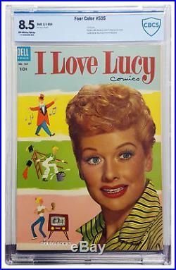 Four Color #535 I Love Lucy Comics 1 CBCS Graded VF+ 8.5 1954