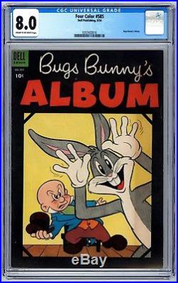 Four Color #585 CGC 8.0 Bugs Bunny's Album 1954 Dell Scarce