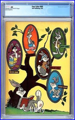 Four Color #585 CGC 8.0 Bugs Bunny's Album 1954 Dell Scarce