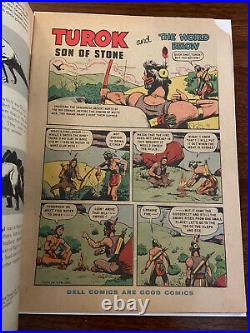 Four Color #596 (#1) Turok Son of Stone Dell 1954 1st Turok Dino Hunter & Andar