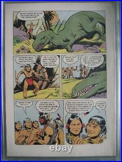 Four Color #596 CBCS 7.5 like CGC Dell 1954 1st app Turok and Andar