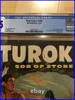 Four Color 596 CGC 3.5 (First appearance of Turok and Andar) (1954)