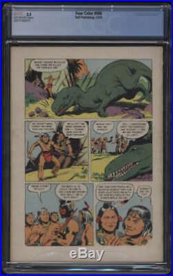 Four Color #596 CGC 3.5 OW Pgs 1st Turok Son of Stone Dell 1954
