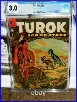 Four Color #596 Cgc 3.0 First Appearance Turok Son Of Stone