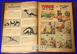 Four Color #596 Turok Son of Stone Dell 1954 1st Turok the hunter and Andar. Key