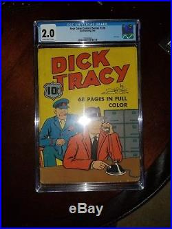 Four Color #6 CGC 2.0 GD 1940 Golden Age Dick Tracy SCARCE