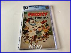 Four Color 601 Cgc 4.5 Frosty The Snowman Christmas Painted Cvr Dell Comics 1954