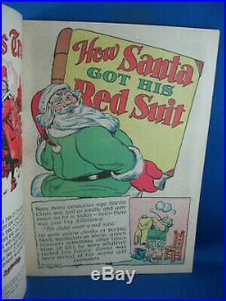 Four Color 61 Santa Claus Funnies Vf Nm Walt Kelly 1944