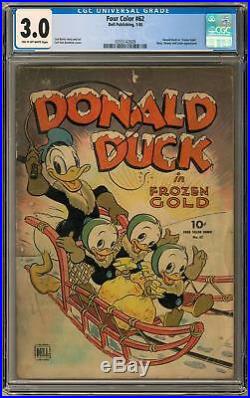 Four Color #62 CGC 3.0 (T-OW) Carl Barks Donald Duck in Frozen Gold