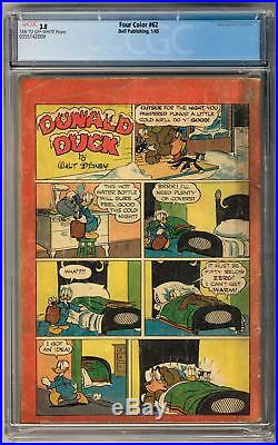 Four Color #62 CGC 3.0 (T-OW) Carl Barks Donald Duck in Frozen Gold
