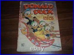 Four Color 62 G- Donald Duck in Frozen Gold Barks art