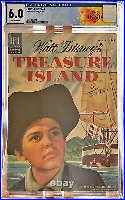 Four Color #624 Walt Disney's Treasure Island 1955 Dell Publishing