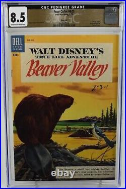 Four Color #625 CGC 8.5 (1955) River City Pedigree Beaver Valley Dell Publ