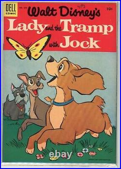 Four Color #629 Hi Grade 9.0 Adorable Cover Lady And The Tramp