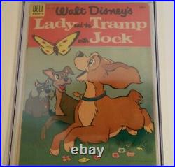 Four Color #629 Lady and the Tramp with Jock CGC 3.5