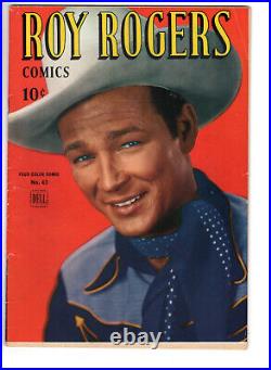 Four Color #63 (1945) Grade 6.5 Dell Comic Roy Rogers Golden Age