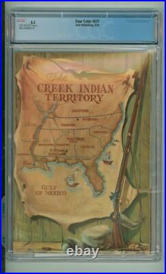 Four Color #631 CGC 8.5 Davy Crockett Indian Fighter Fess Parker Phot Cover 1955