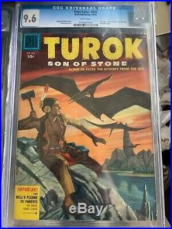 Four Color #656 9.6nm+ Turok Son Of Stone Comic #2 (dell, 1955)
