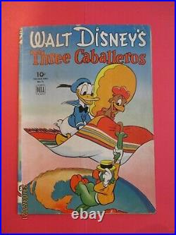 Four Color #71 1945 Three Caballeros Donald Duck Walt Kelly FC 71