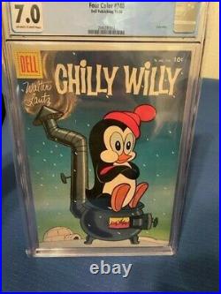 Four Color 740 Chilly Willy the Penguin Rare Music Variant CGC 7.0