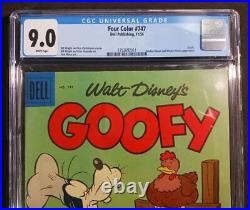 Four Color #747 Dell 1956 Goofy CGC 9.0 Serial #1252692011