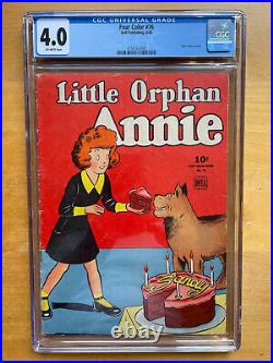 Four Color #76 CGC 4.0 (Dell 1945) Little Orphan Annie! ONLY 10 ON CENSUS