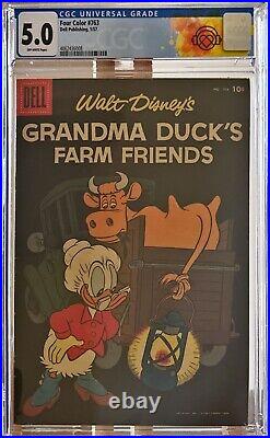 Four Color #763 Walt Disney's Grandma Duck's Farm Friends 1957 CGC 5.0