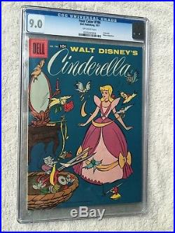 Four Color #786 Walt Disney's Cinderella CGC 9.0 March 1957 off-white pgs movie