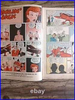 Four Color #80 Dell 1944 Golden Age Smiling Jack Rare Beautiful Comic Book