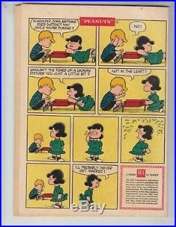 Four Color 878 F- (5.5) 2/58 Charles Schulz' Peanuts #1! Nice Copy