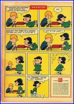 Four Color #878 Peanuts #1 VG 4.0 (2/1958, Dell) Charlie Brown SnoopyDale Hale