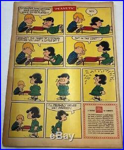 Four Color #878 Peanuts #1 VG 4.0 (2/1958, Dell) Charlie Brown SnoopyDale Hale