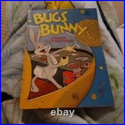 Four Color #88 (Bugs Bunny #3) Golden Age Space Sci-Fi cover Dell Comic 1945