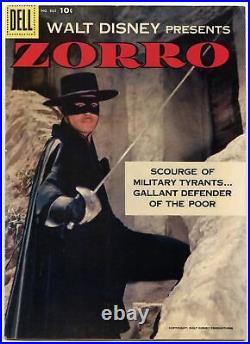 Four Color 882 (Feb 1958) VF+ (8.5) Walt Disney Presents Zorro