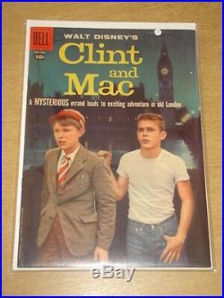 Four Color #889 Nm (9.4) Dell Comics Clint And Mac Alex Toth March 1958