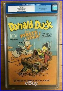 Four Color #9 1st Carl Barks Donald Duck CGC 3.5 1942 Disney Comics Disneyana