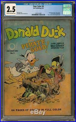 Four Color #9 CGC 2.5 (C-OW) 1st Carl Barks Donald Duck