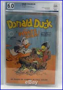 Four Color # 9 Donald Duck Finds Pirate Gold Pgx Grade 6.0
